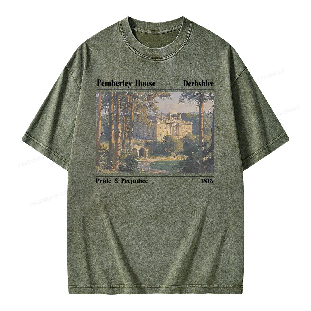 Pagewings Stop Book Banning Unisex Washed T-shirt