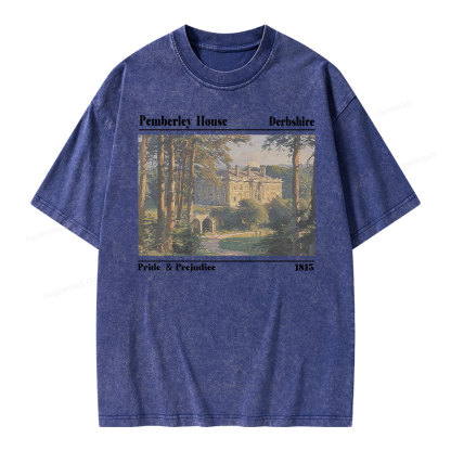 Pagewings Stop Book Banning Unisex Washed T-shirt