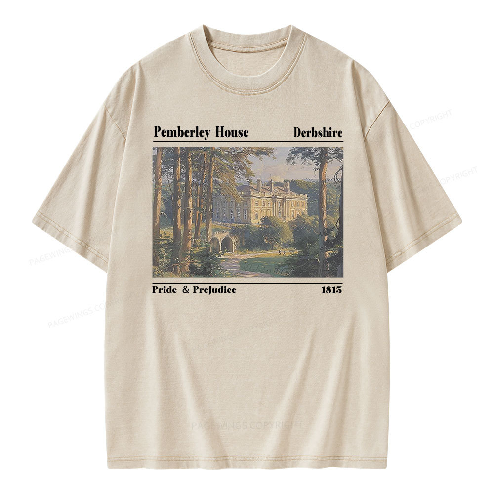 Pagewings Stop Book Banning Unisex Washed T-shirt