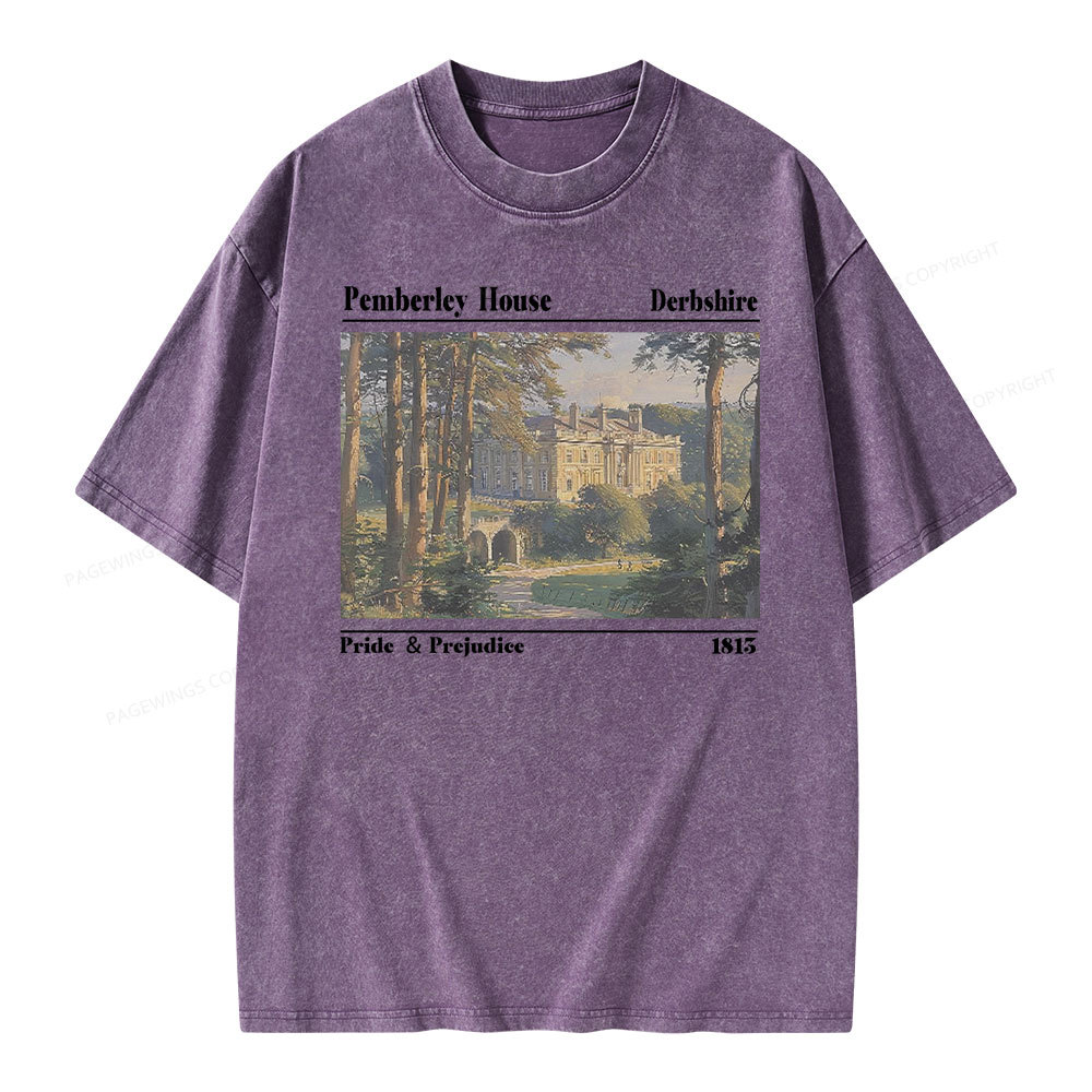 Pagewings Stop Book Banning Unisex Washed T-shirt