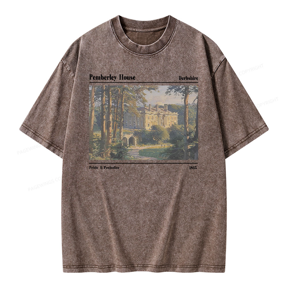 Pagewings Stop Book Banning Unisex Washed T-shirt