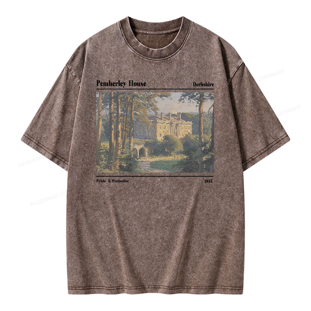 Pagewings Stop Book Banning Unisex Washed T-shirt