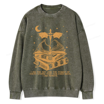 Pagewings Fourthwing Unisex Washed Sweatshirt