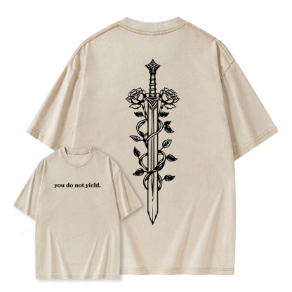 Pagewings Throne of Glass Merch, TOG Shirt, Aelin Galathynius Unisex Washed T-shirt