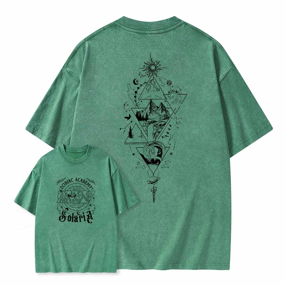 Pagewings Vintage New York Library Tee Unique Find Unisex Bookworm Perfect Gift Unisex Washed T-shirt-Pagewings sale