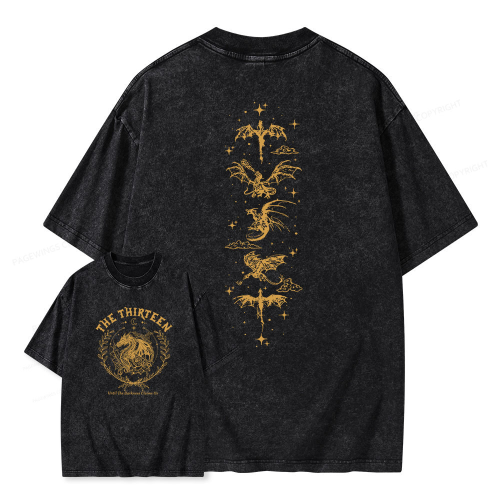 Pagewings The Thirteen Throne Of Glass Comfort Colors Shirt Unisex Washed T-shirt