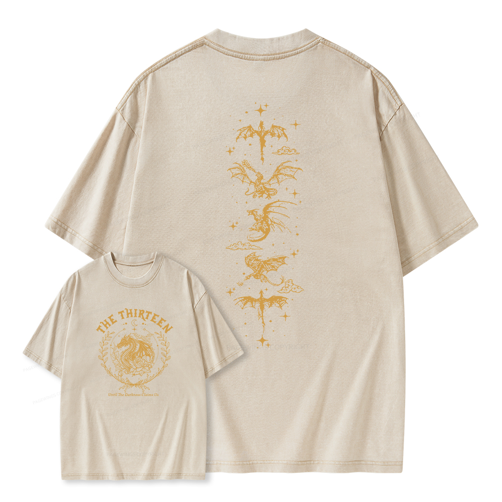 Pagewings The Thirteen Throne Of Glass Comfort Colors Shirt Unisex Washed T-shirt