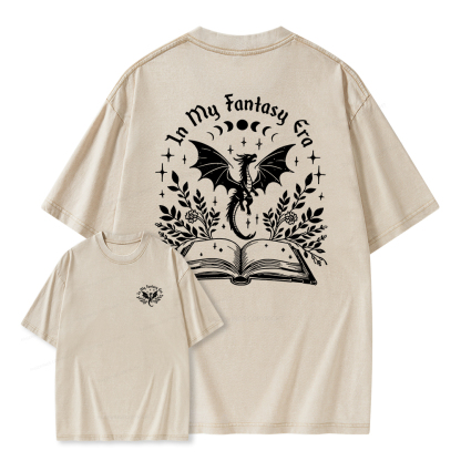 Pagewings In My Fantasy Era Unisex Washed T-shirt