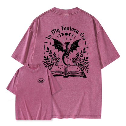 Pagewings In My Fantasy Era Unisex Washed T-shirt