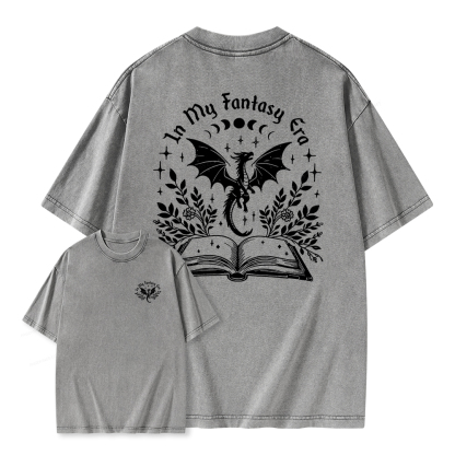 Pagewings In My Fantasy Era Unisex Washed T-shirt