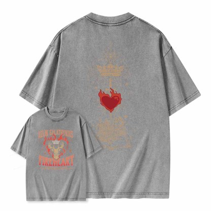 Pagewings Aelin Galathynius Fireheart Shirt Unisex Washed T-shirt