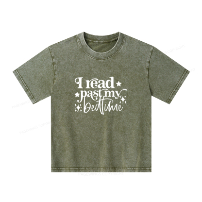 Pagewings I Read Past My Bedtime Unisex Tee Unisex Kids Washed T-shirt