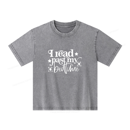 Pagewings I Read Past My Bedtime Unisex Tee Unisex Kids Washed T-shirt