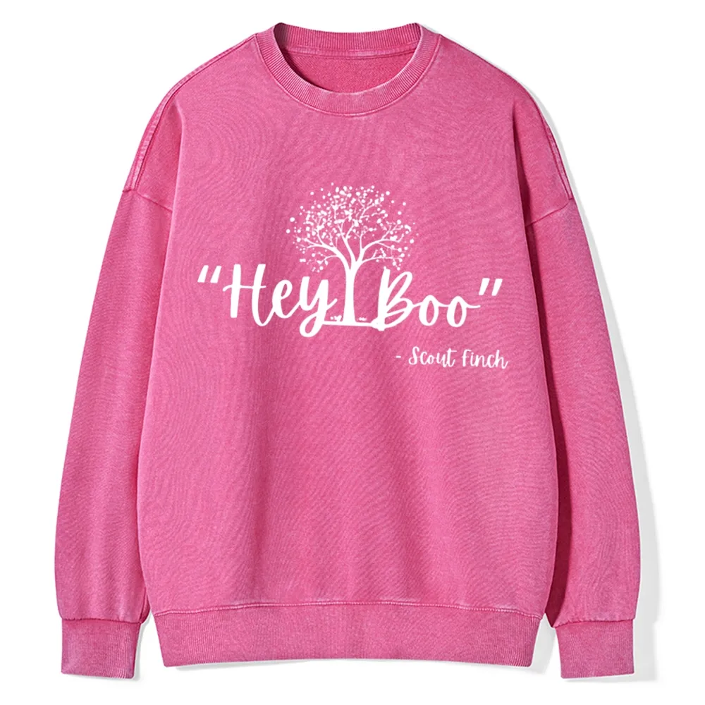 Pagewings To Kill a Mockingbird Unisex Washed Sweatshirt