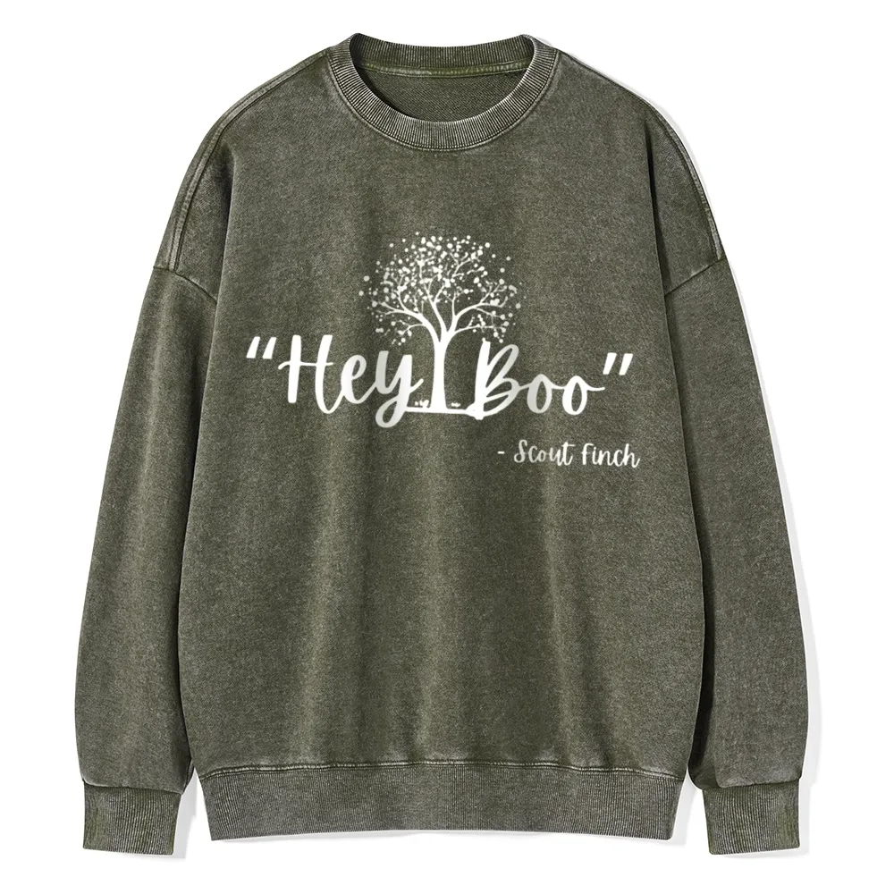 Pagewings  To Kill a Mockingbird Unisex Washed Sweatshirt