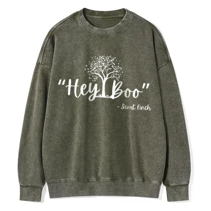 Pagewings  To Kill a Mockingbird Unisex Washed Sweatshirt