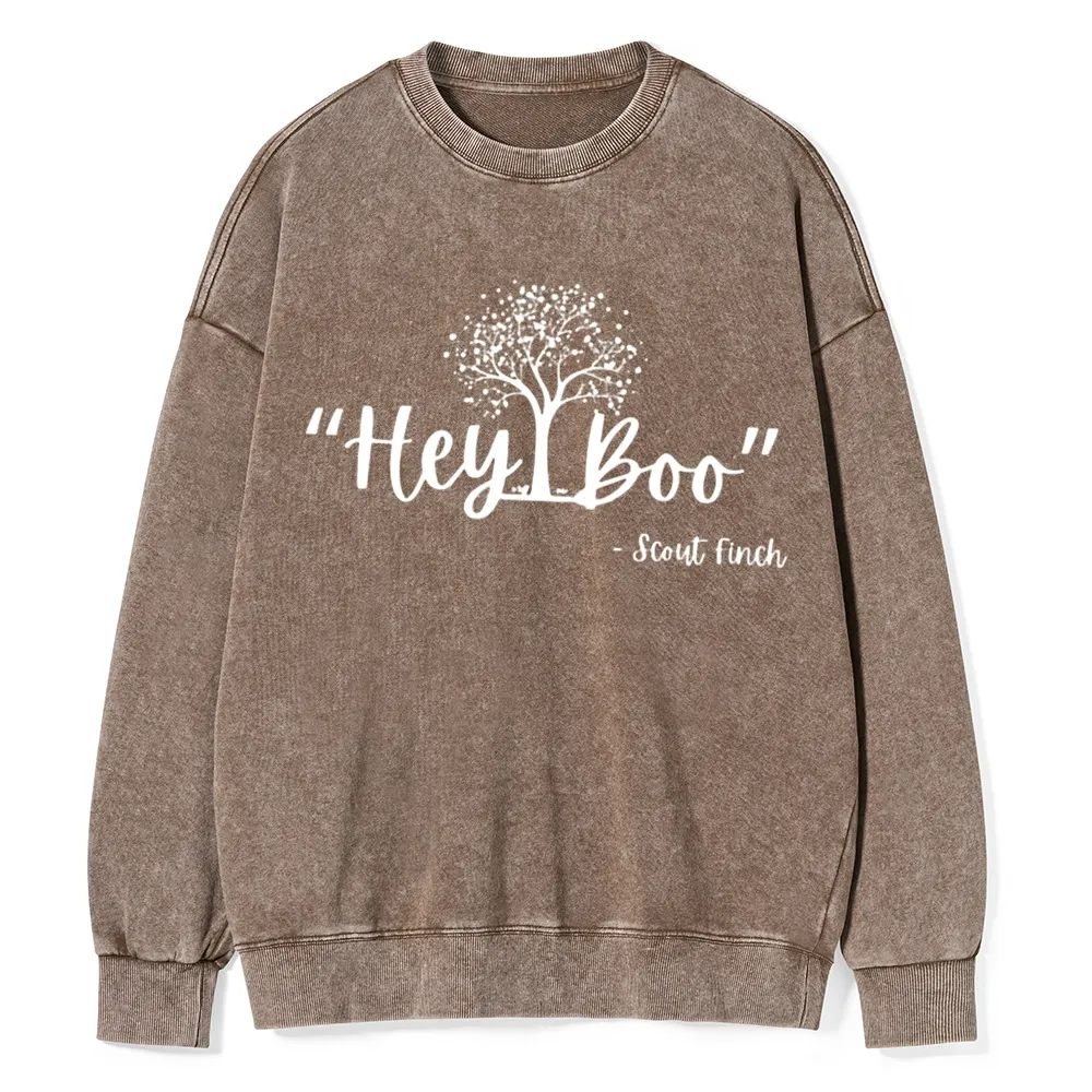 Pagewings  To Kill a Mockingbird Unisex Washed Sweatshirt