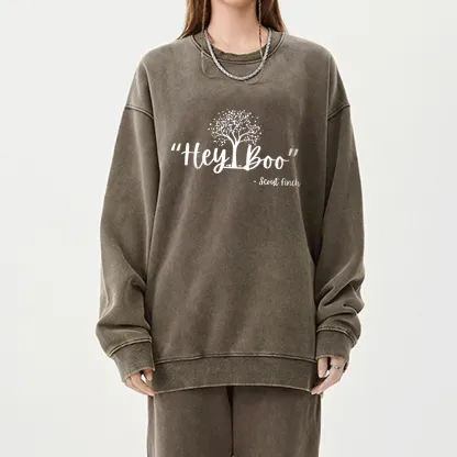 Pagewings  To Kill a Mockingbird Unisex Washed Sweatshirt