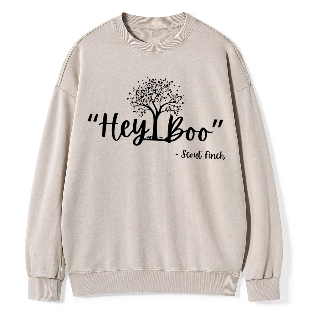 Pagewings  To Kill a Mockingbird Unisex Washed Sweatshirt