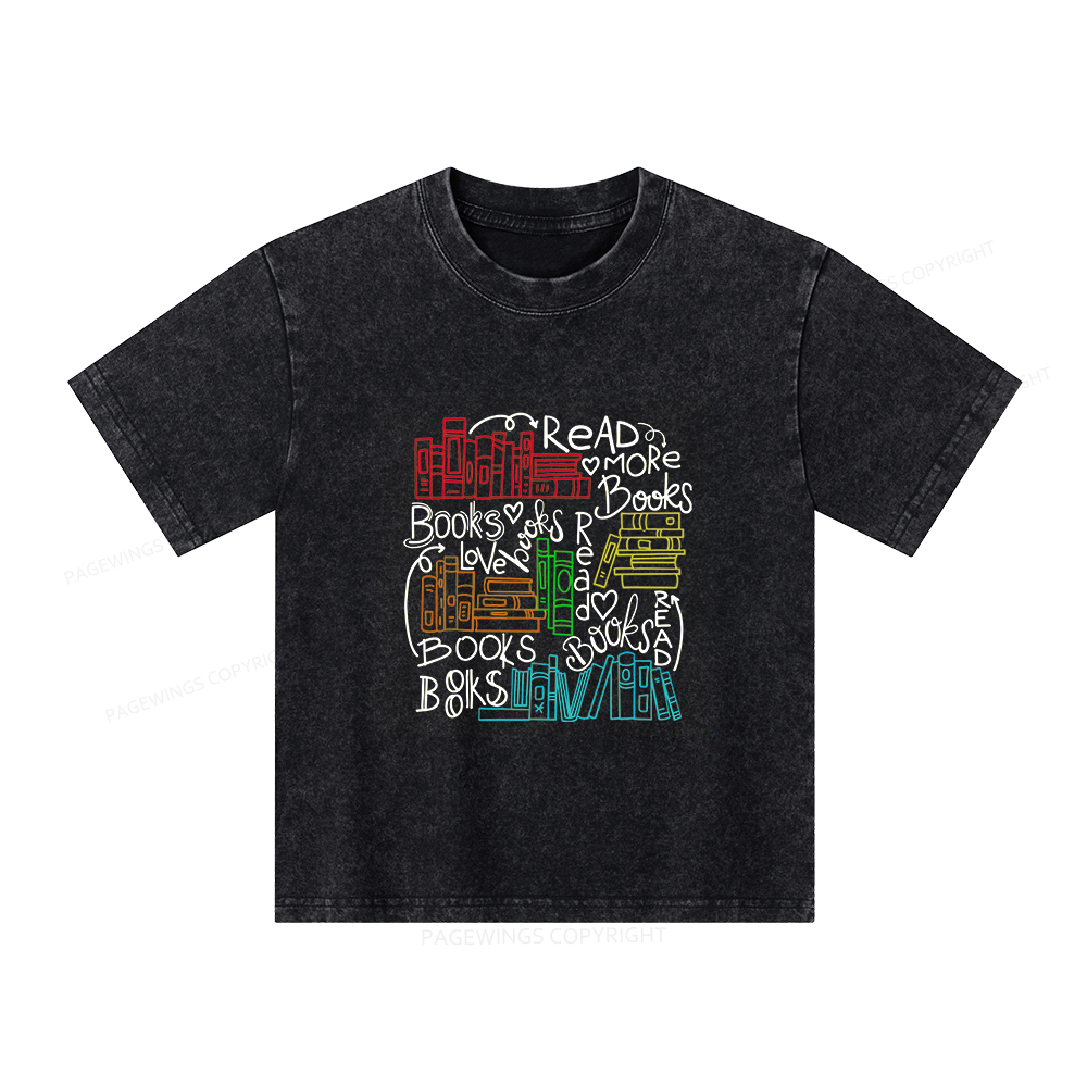 Pagewings Reading Week Shirt For Teachers & Read America Unisex Kids Washed T-shirt