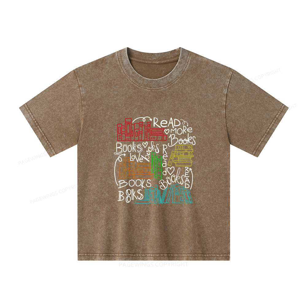 Pagewings Reading Week Shirt For Teachers & Read America Unisex Kids Washed T-shirt