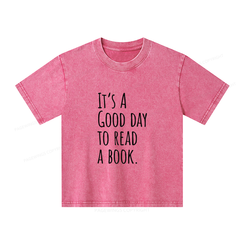 [Copy]Pagewings Cute Graphic Tees Trending Now Unisex Kids Washed T-shirt