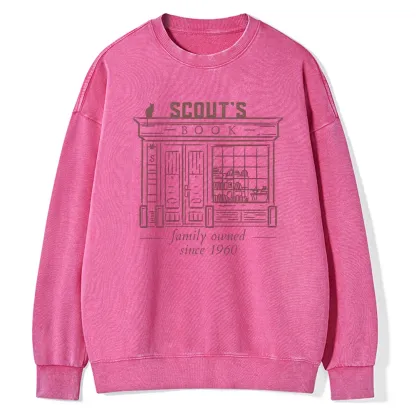 Pagewings   To Kill a Mockingbird Unisex Washed Sweatshirt
