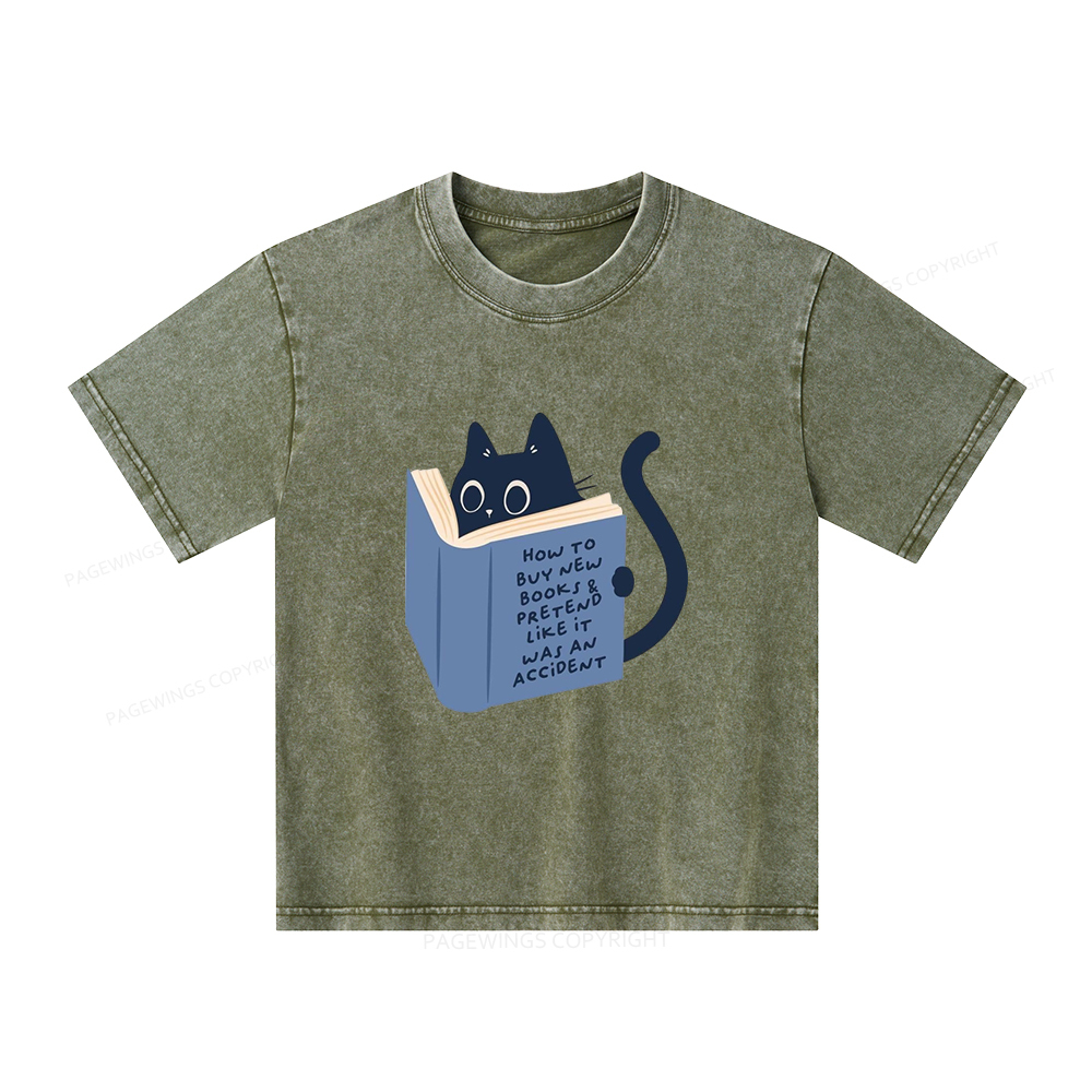 Pagewings How To Buy New Books Unisex Kids Washed T-shirt