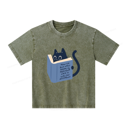 Pagewings How To Buy New Books Unisex Kids Washed T-shirt