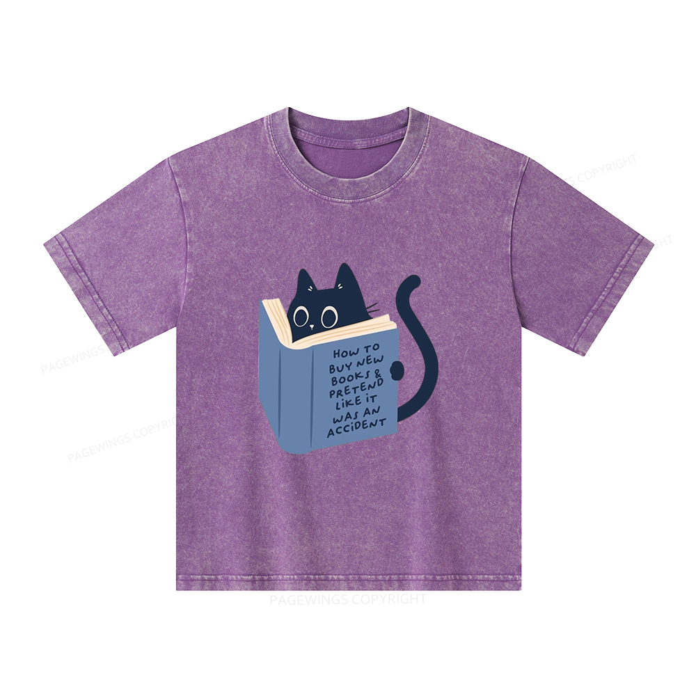 Pagewings How To Buy New Books Unisex Kids Washed T-shirt