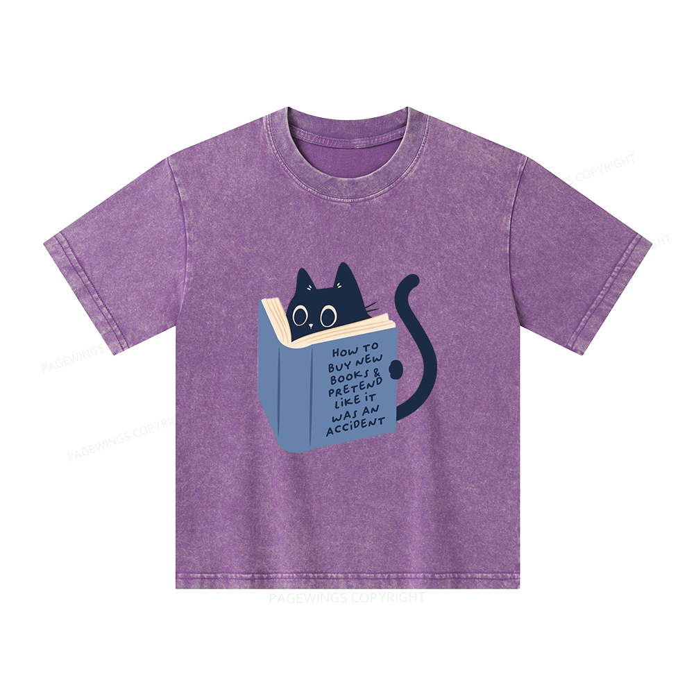 Pagewings How To Buy New Books Unisex Kids Washed T-shirt