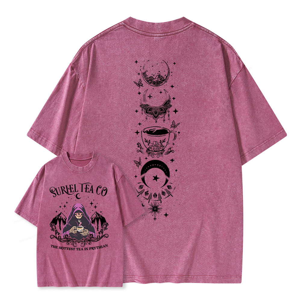 Pagewings A Court Of Thorns And Roses Unisex Washed T-shirt