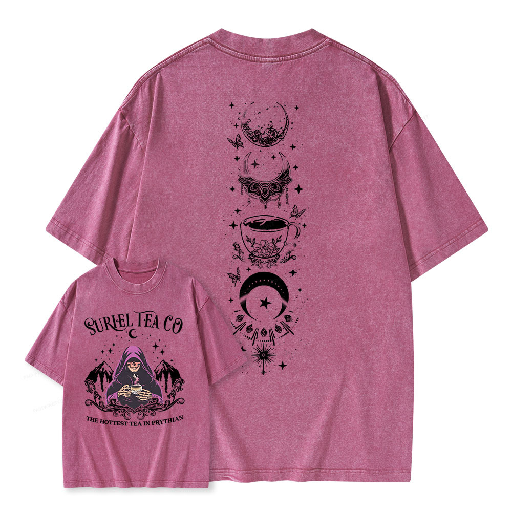 Pagewings A Court Of Thorns And Roses Unisex Washed T-shirt