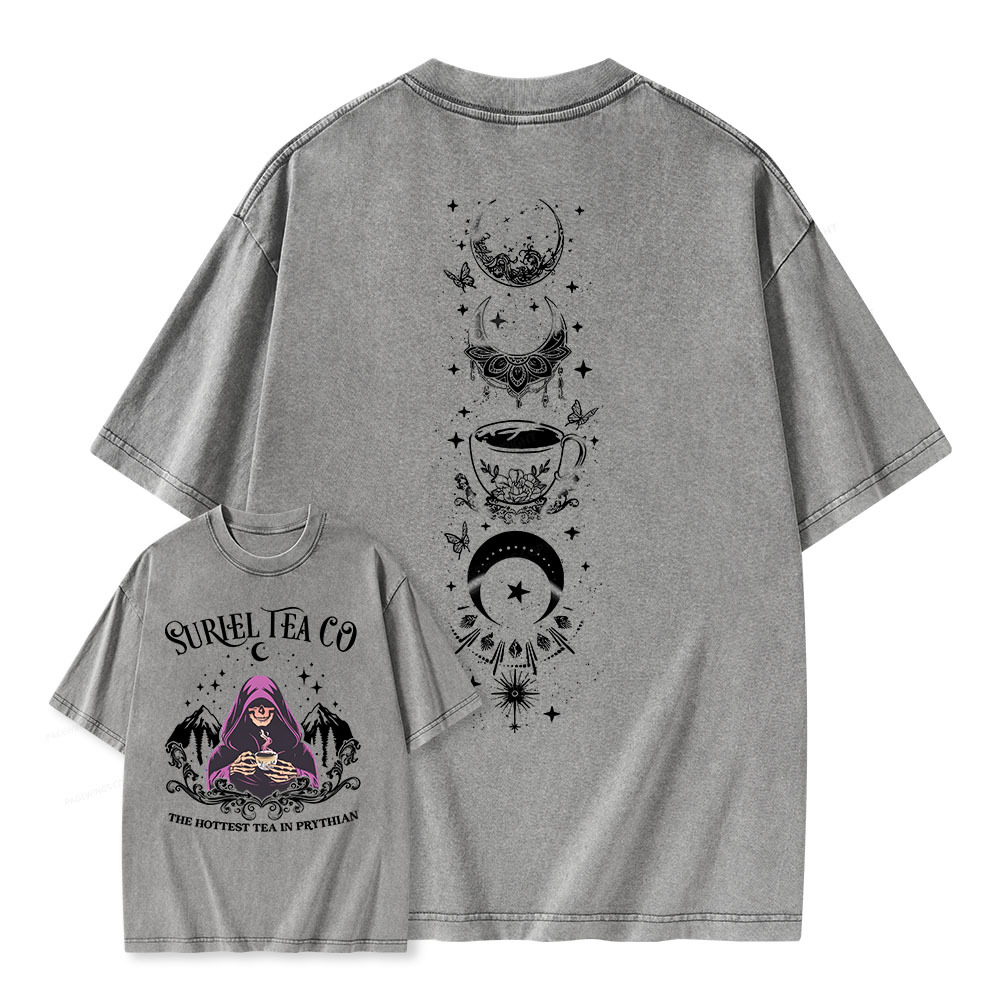 Pagewings A Court Of Thorns And Roses Unisex Washed T-shirt