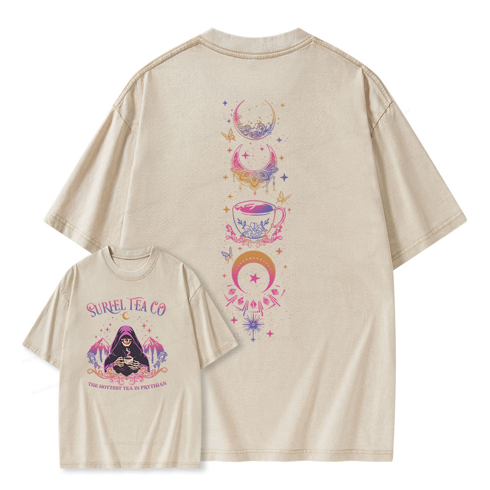 Pagewings A Court Of Thorns And Roses Unisex Washed T-shirt