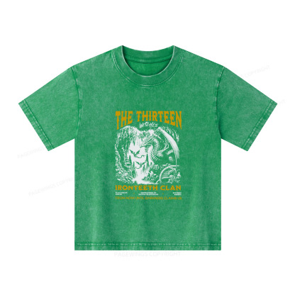 Pagewings The Thirteen Unisex Kids Washed T-shirt