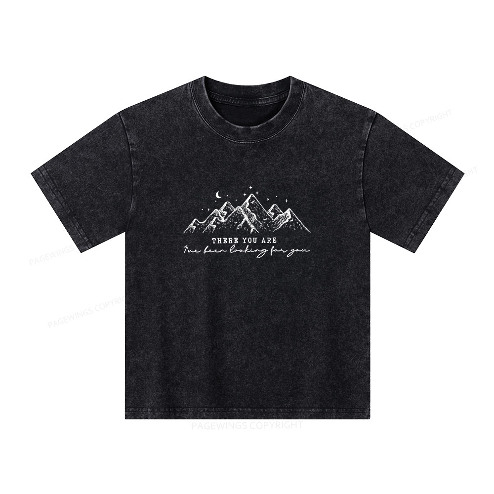 Pagewings Ive Been Looking For You Unisex Kids Washed T-shirt