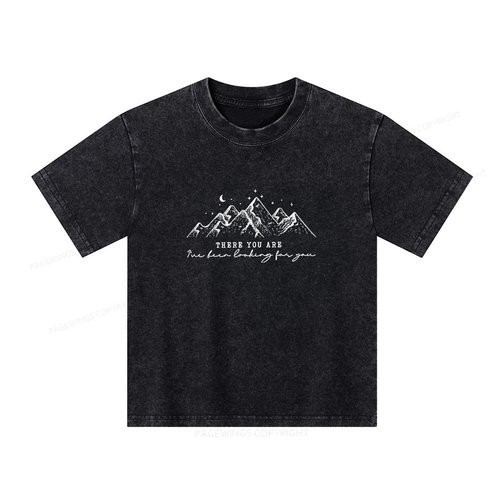 Pagewings Ive Been Looking For You Unisex Kids Washed T-shirt
