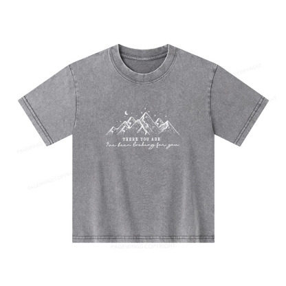 Pagewings Ive Been Looking For You Unisex Kids Washed T-shirt