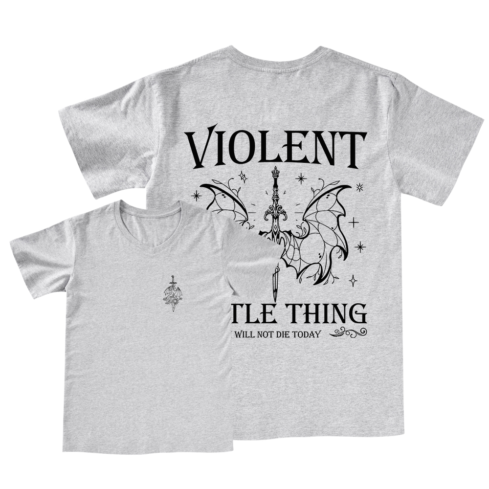 Pagewings Violent Little Thing V-neck T-shirt
