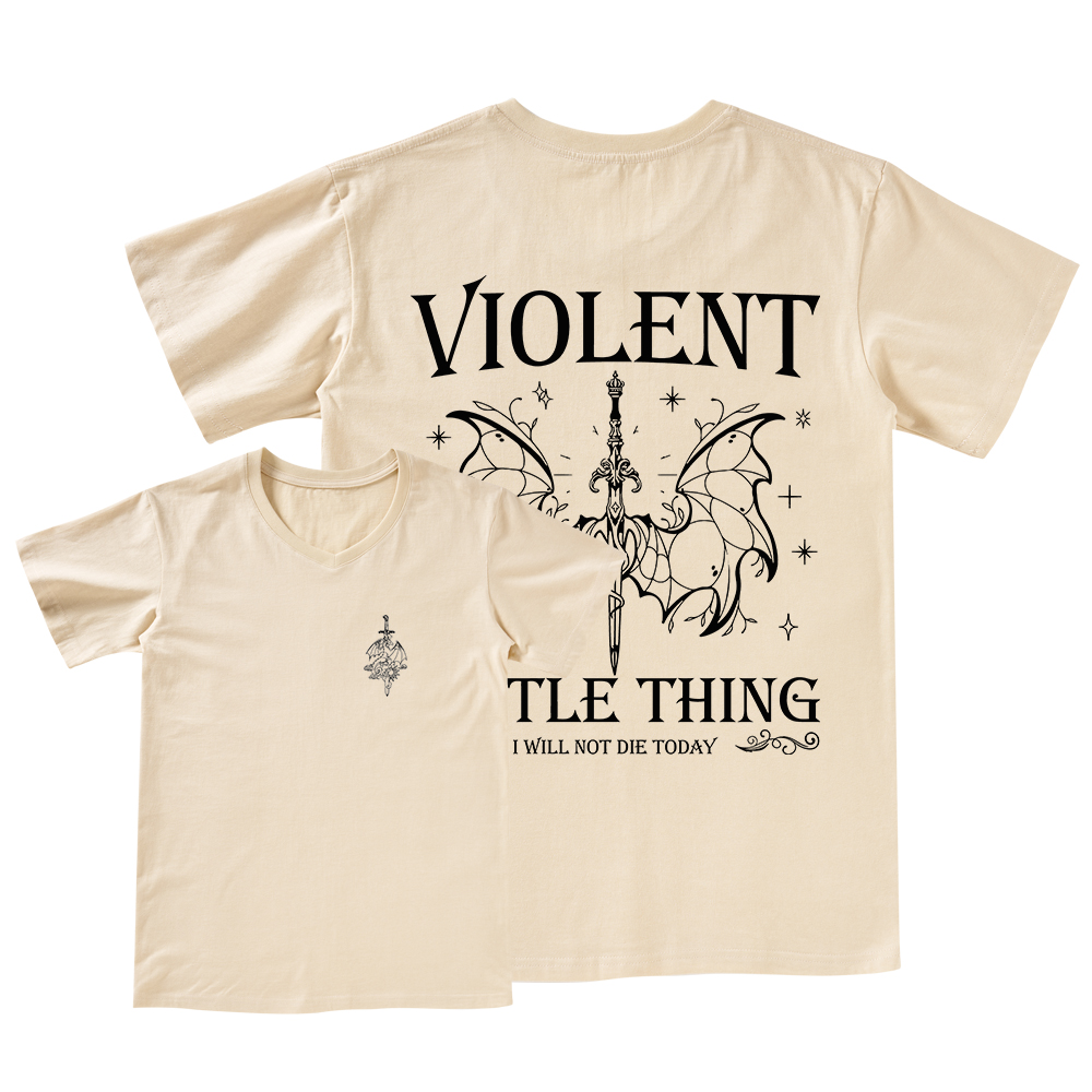 Pagewings Violent Little Thing V-neck T-shirt