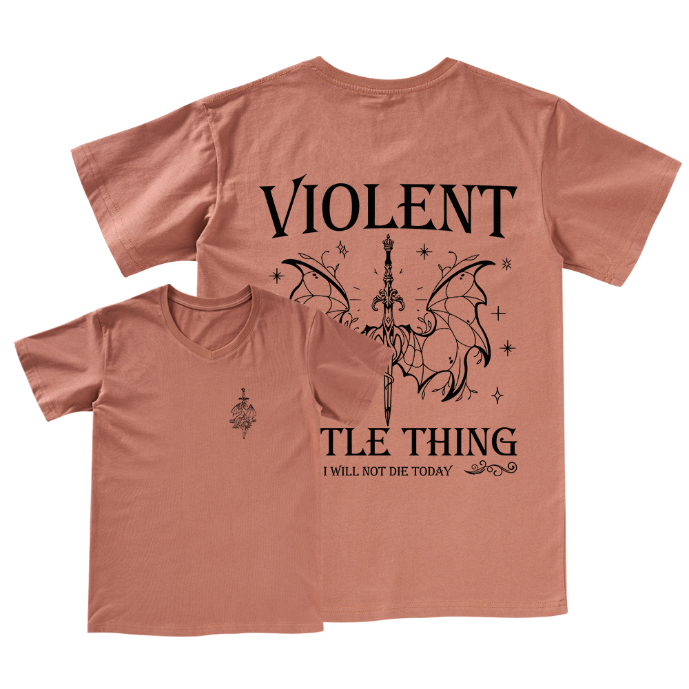 Pagewings Violent Little Thing V-neck T-shirt
