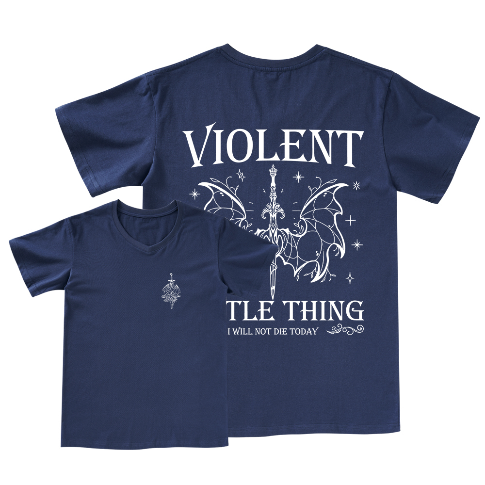 Pagewings Violent Little Thing V-neck T-shirt
