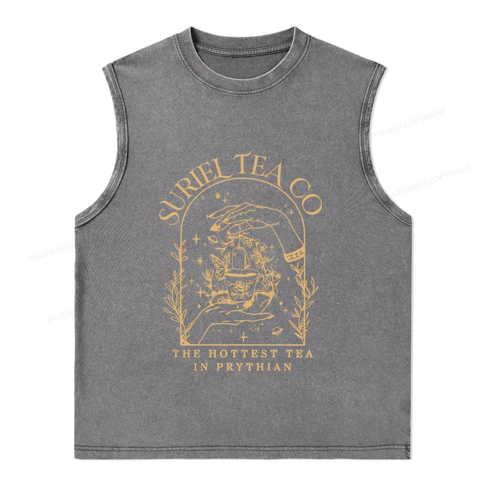 Pagewings A Court Of Thorns And Roses Unisex Washed Tank Top
