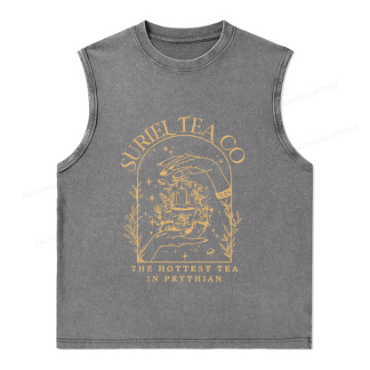 Pagewings A Court Of Thorns And Roses Unisex Washed Tank Top