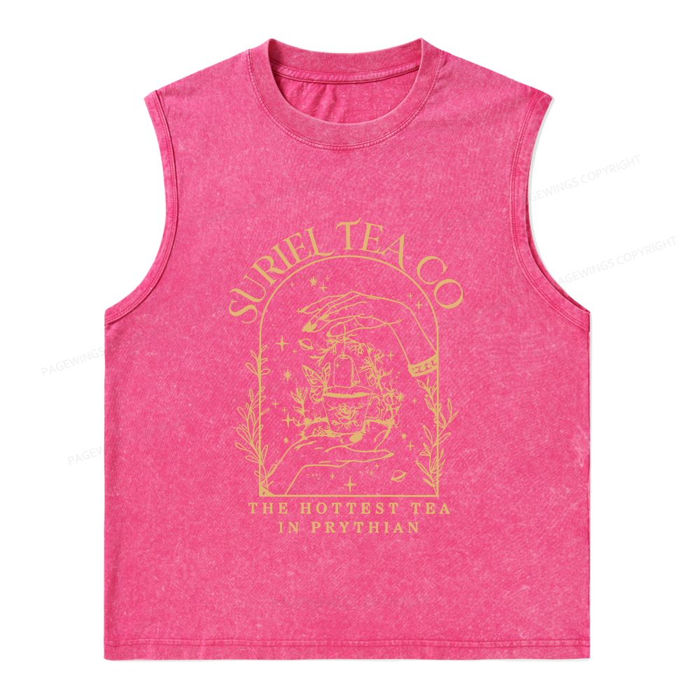 Pagewings A Court Of Thorns And Roses Unisex Washed Tank Top