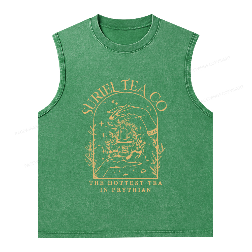 Pagewings A Court Of Thorns And Roses Unisex Washed Tank Top