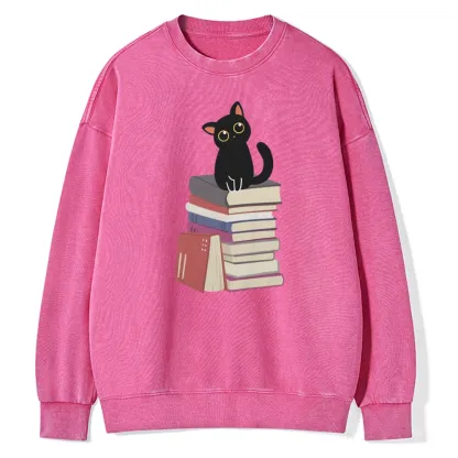 Pagewings  It's A Good Day To Read Books Unisex Washed Sweatshirt