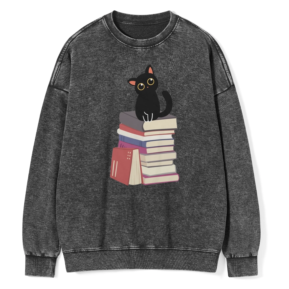 Pagewings  It's A Good Day To Read Books Unisex Washed Sweatshirt