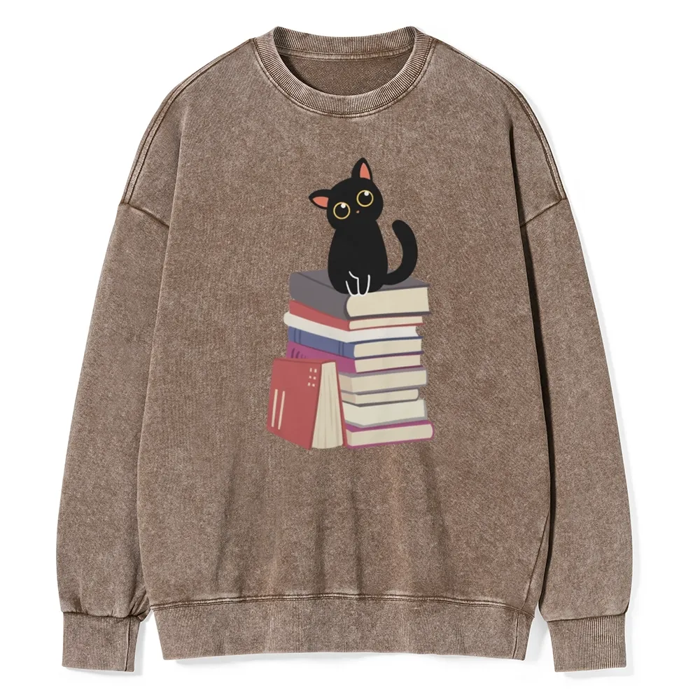 Pagewings  It's A Good Day To Read Books Unisex Washed Sweatshirt